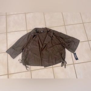NWT DKNY silk jacket Large